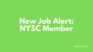 Read more about the article New Job Alert: NYSC Member